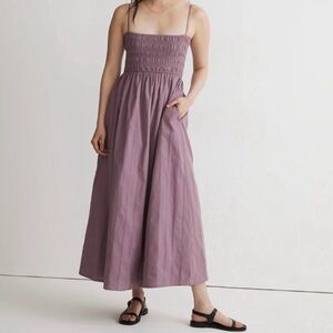 Madewell Theo Sleeveless Midi Dress